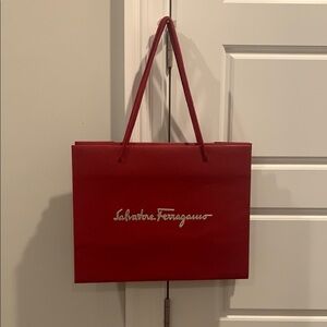 Salvatore Ferragamo - Red Luxury shopping Bag